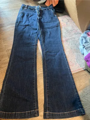 Oat Dark Blue Women's Flared Jeans size 27 thumbnail 3