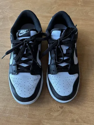 Nike Women’s Dunk Low Retro Sneakers, Black/White, Panda Color, Size 8 thumbnail 12
