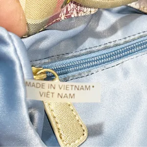 Coach F77342 Daisy Madras Packable Backpack‎ Plaid DayBag Handbag Sack thumbnail 6