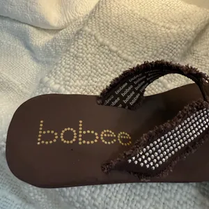 Brown Beaded Women's Sandals Size 6 thumbnail 4