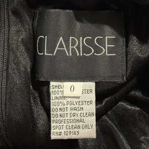 Clarisse Dress Sequin Embellished Cocktail Party Glam Evening Sparkly Black 0 thumbnail 2