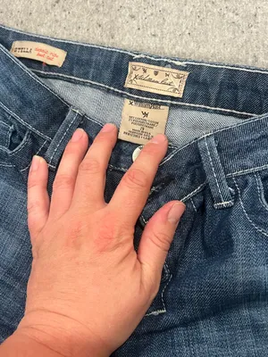 Justin Timberlakes William Rast Women's Blue Denim Jeans thumbnail 4