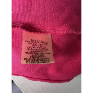 Alice + Olivia Silk Bodice Bodycon Dress Hot Pink Fuchsia Open Back XS thumbnail 6