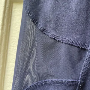 Alo Yoga Coast Legging Sz S Navy Blue Sheer Mesh Performance Workout Pilates Run thumbnail 2