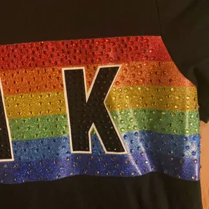 Bnwot | Vs Pink | Super Rare | Pride Rainbow 🌈 Colors With All Rhinestones thumbnail 5