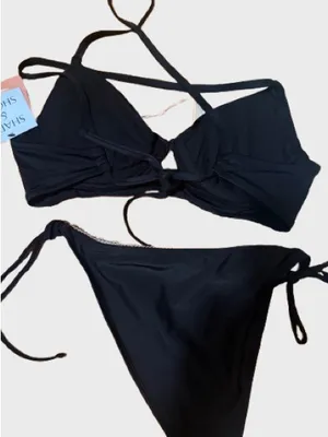 Shade & Shore Black Two-Piece Bikini Set thumbnail 3