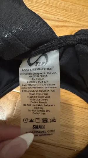 TLF Sports Bra Black thumbnail 3