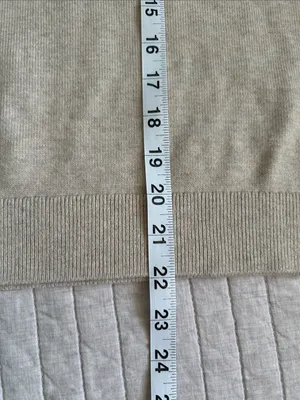 J. Crew Drop-shoulder oatmeal classic crew cotton boxy pullover sweater XL thumbnail 12