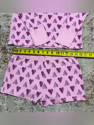 Victoria's Secret Pink Thermal Shorts Pajama Set size Medium thumbnail 4