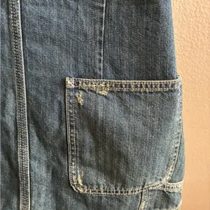 We The Free Sunset Love Denim Jumper Skirt Overalls XS thumbnail 12