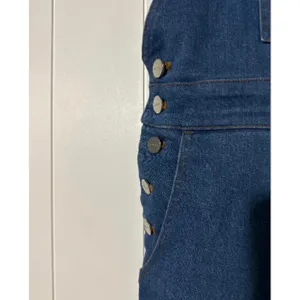 Capulet Lennon Denim Overalls XS Blue Wide Leg Dungaree Stretch Retro Fit thumbnail 5