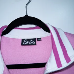 Barbie Pink Fleece Lined Quarter Zip Sweatshirts Size Large thumbnail 5