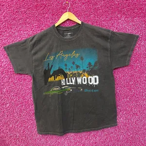 Hollywood West Coastin Pigment Dye Short Sleeve Tee 2XL thumbnail 3