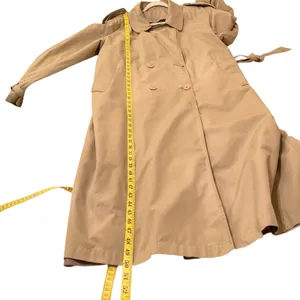 Amanda Smith Women's Khaki Double-Breasted Trench Coat w Removable Liner Size 16 thumbnail 12