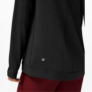 Lululemon Rulu Rally Wrap Long Sleeve Jacket Top Size 4 Black thumbnail 4