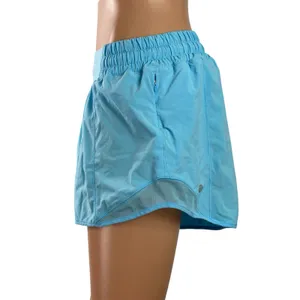 Lululemon Hotty Hot II Women's Blue Gym Workout Athletic Running Shorts Size 10 thumbnail 2
