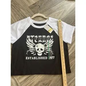 Zoe + Liv Juniors Eternal Est 1977 Cropped T-Shirt Size M thumbnail 6
