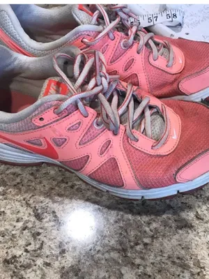 Nike Pink and Gray Women's Athletic Shoes thumbnail 4
