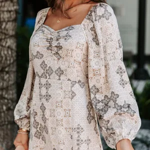 VICI | Reyna Printed Slit Maxi Dress thumbnail 7