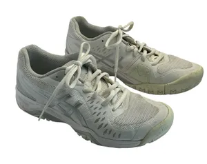 ASICS Gel-Challenger 12 White Silver Tennis Shoes 1042A041 Womens‎ 8.5 thumbnail 1