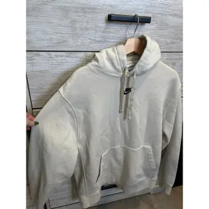Nike Sportswear All Over Print Swoosh Hoodie Cream Oatmeal Large thumbnail 3
