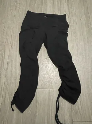 Champion Black Drawstring Hem Leggings thumbnail 1