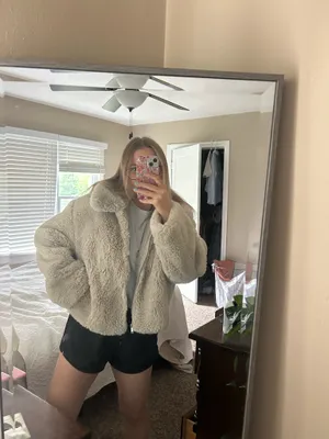 Gap faux fur jacket  thumbnail 2