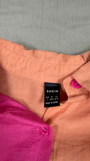 Button Up Pink Size L thumbnail 2