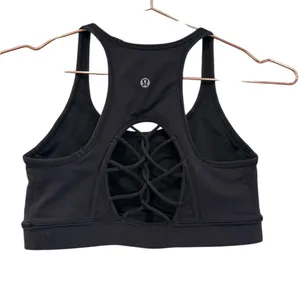 Lululemon black sports bra. thumbnail 3