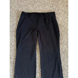 Chaps Women's Black‎ Wide Leg Leggings Size XL thumbnail 2