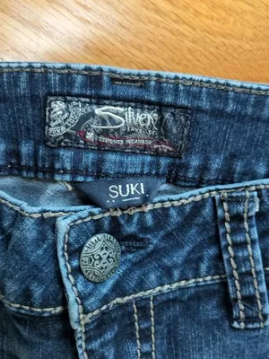 Silver Jeans Suki Women’s W34xL25 Flared Ankle Jeans Medium Wash Mid Rise thumbnail 4