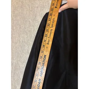 Vintage Marisa Christina Petite 12 Black Silk Double Breasted Blazer thumbnail 9