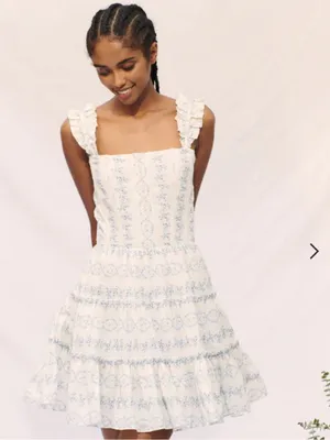 Saylor Jaime dress in Parisian blue thumbnail 4