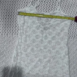 Intimate Free People WOMENS white Lace Fitted Camisole S/P thumbnail 3