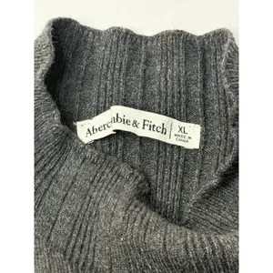 Abercrombie & Fitch Mock Neck Sweater Dress Charcoal Gray Size XL‎ Ribbed Y2K thumbnail 7