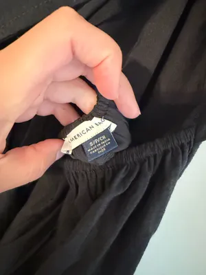 American Eagle Black Halter Maxi Dress thumbnail 8