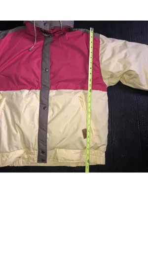 SWAN VTG 80’s Genuine Feather Down Fill Ski Jacket Coat Hooded XL Women’s thumbnail 11