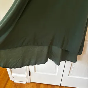 Pink Stitch Forest Green High‎ Low Hem Midi Dress Maxi Flowy Size 2 EU 34 AUS 6 thumbnail 5