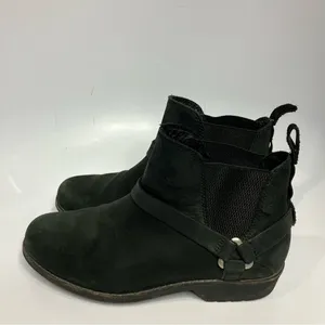 Teva De‎ La Vina dos leather ankle boots black size 6.5 thumbnail 4
