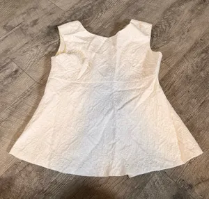 ZARA Unique Open back bow tank thumbnail 1