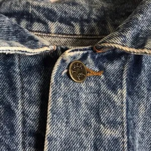 Vintage Tiger Fox Acid Wash Denim Jean Jacket size large‎ oversized thumbnail 6