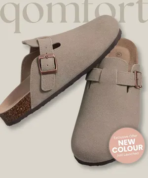 Genuine Suede Clogs by Qomfort Unisex Size 44 Women’s Size 11.5-12 Men’s 10-10.5 thumbnail 1