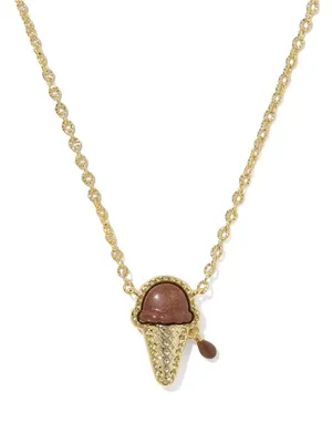Kendra Scott Ice Cream Gold Short Pendant Necklace thumbnail 4