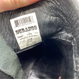 Durango Women's 6" Shorty Black leather Moto western Boots‎ Size 8M thumbnail 4
