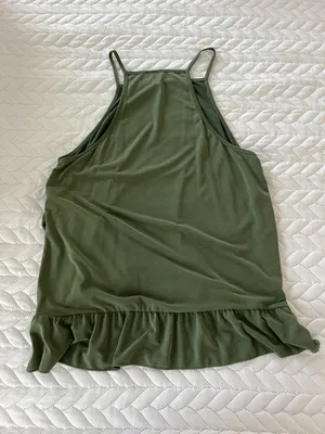 Green Halter Top Size L thumbnail 2