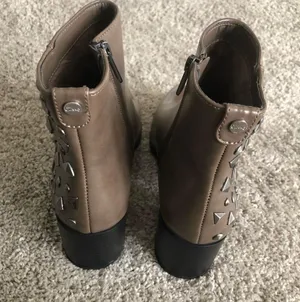 Sam Edelman NEW Circus taupe studded pointed boots thumbnail 5