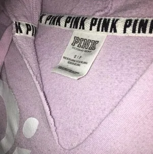 Lavender Purple V-Neck Victoria'S Secret Pink Hoodie Sweatshirt thumbnail 4