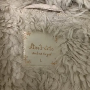 Altar’d‎ State Jacket Large Tan Faux Suede Cottagecore Soft Moto thumbnail 5