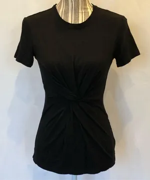 Derek Lam 10 Crosby Twist Knot Front T-shirt Size Small thumbnail 1