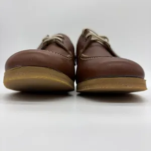 NWOB Vtg Musebeck Womens 7 C/A Shoes Boat Wedge "All Seasons" Brown Leather USA thumbnail 10